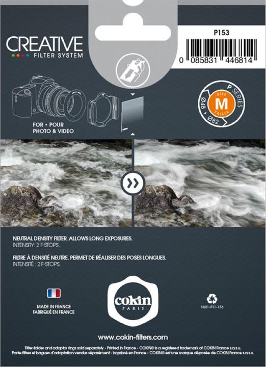 Actual product image Cokin Filter P153 ND 4 (82 mm, Neutral density filter, 84 mm)