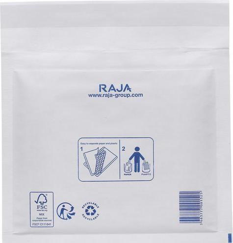 Actual product image Raja Air bubble mailing bags PMBL1RC Paper White (100 x)