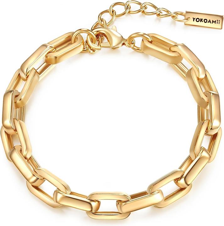 Yokoamii Damen Metall gelbgold - 30188 (17 cm, Metall-Legierung)