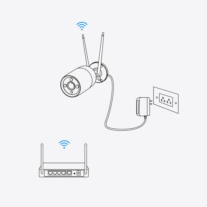 Actual product image Reolink W320-B WiFi outdoor (2560 x 1920 pixels)
