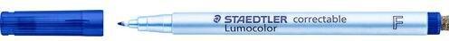 Produktbild Staedtler Lumocolor F correctable (Blau, 0.60 mm, 1 x)