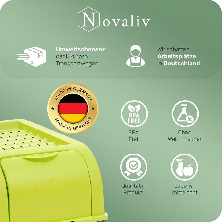 Produktbild Novaliv Gemüsebox-Set (29 x 20 x 14 cm, 9 l)