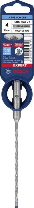 Actual product image Bosch Professional Zubehör Expert SDS plus-7X hammer drill, 4 x 100 x 165 mm (4.00 mm)