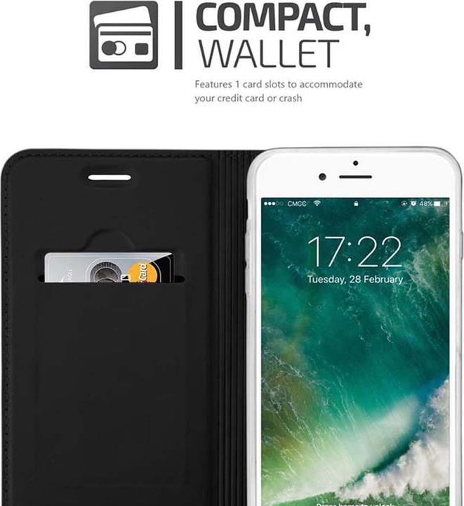 Actual product image Cadorabo Book Classy Style Cover (Apple iPhone 7 Plus, Apple iPhone 7s Plus)