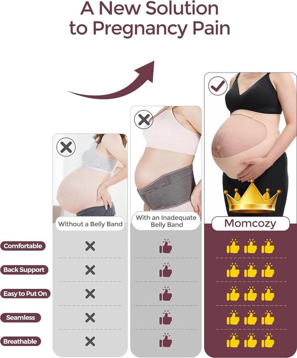 Image du produit Momcozy Schwangerschafts-Bauchband L SKN (L)