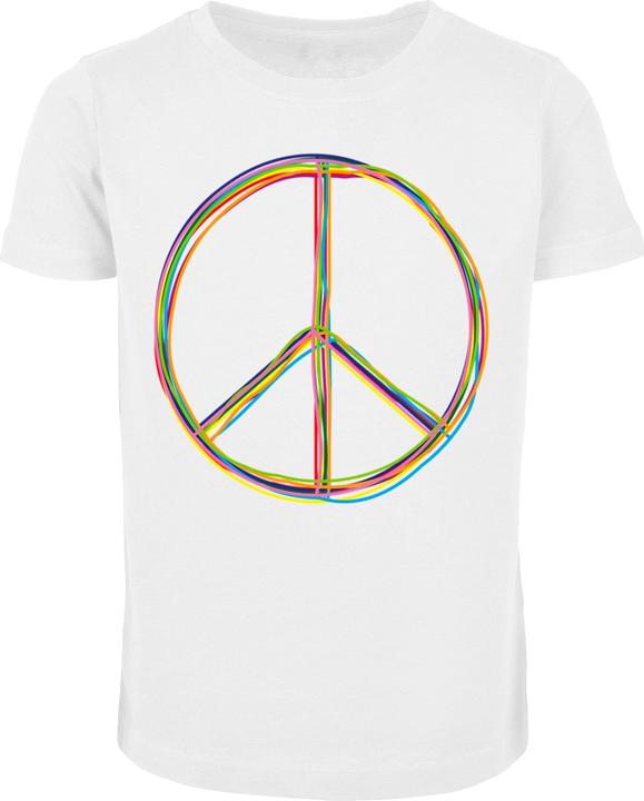 Produktbild Merchcode Girls Peace - Multicolor Short Sleeve Tee - 167905 (134)