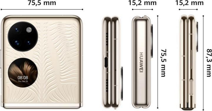 Produktbild Huawei P50 Pocket (512 GB, Premium Gold, 6.90", Dual SIM, 40 Mpx, 4G)