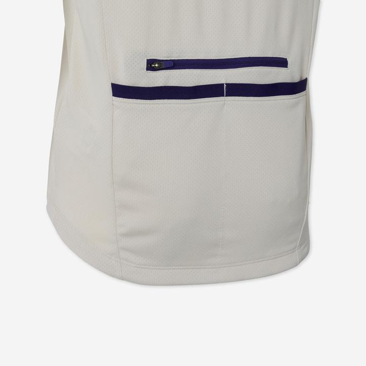 Image du produit Btwin Maillot manches courtes vélo enfant 7-11 ans, 500 Beige (8, 9, 10)