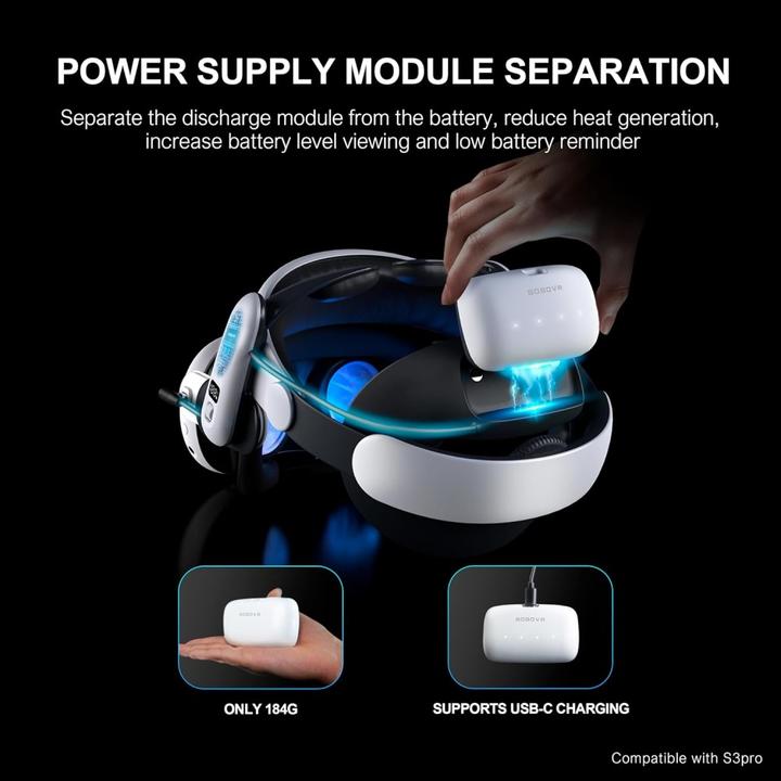 Actual product image Bobovr B100 Battery Pack