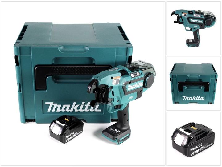 Image du produit Makita DTR 180 F1J Battery rebar connector 18V Brushless pour fil de ligature 0,8mm dans Makpac + 1x 3,0Ah