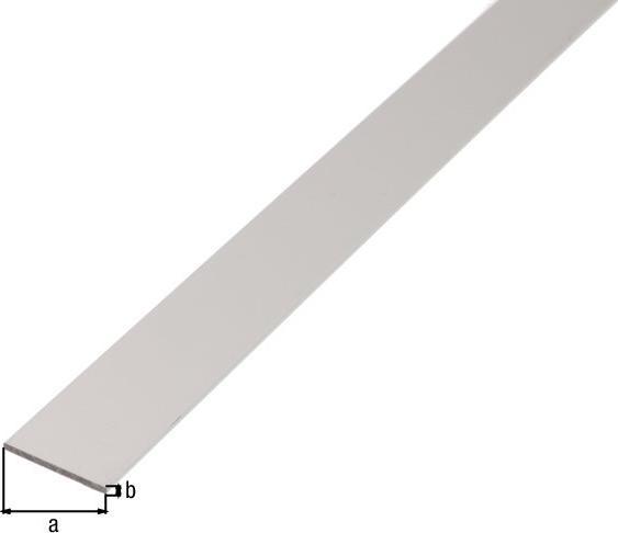 Image du produit Magni Alberts 473051 Barre plate en aluminium, anodisé couleur argent 1000 x 40 x 3 mm
