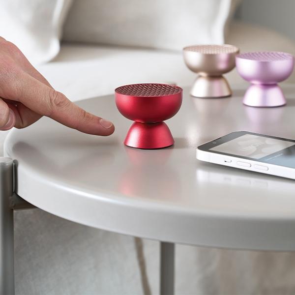 Actual product image Lexon Tamo Głośnik Bluetooth ciemnoczerwony/dark red