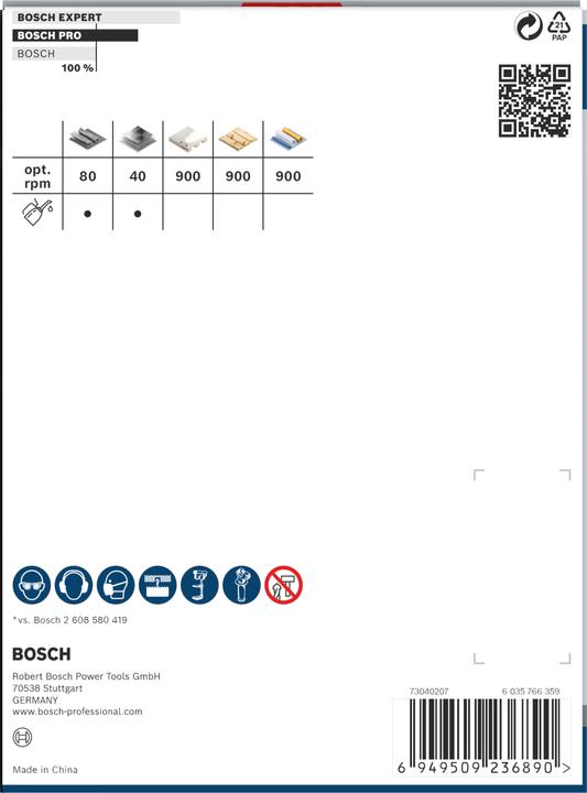 Nährwerte und Zutaten Bosch Professional Zubehör PRO Multi Material Lochsäge, 111 mm, mit Gewinde (111 Millimeter)