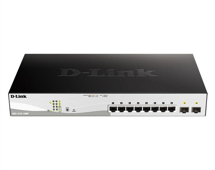 Immagine prodotto D-Link DGS-1210-10MP:10Port SmartSwitch (10 Porti)