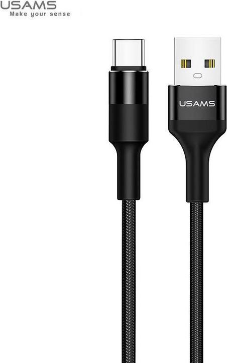 Immagine prodotto Usams US-SJ221 U5 Cavo intrecciato USB a spina rotonda per dati e caricatore da 2A 1,2 m Juodas (1.20 m, USB 2.0)
