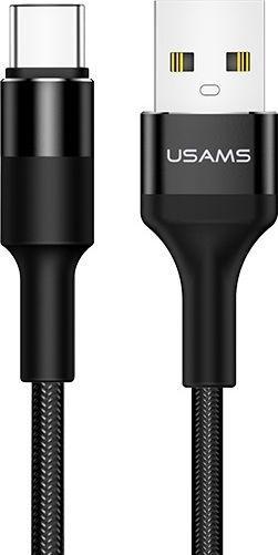 Immagine prodotto Usams US-SJ221 U5 Cavo intrecciato USB a spina rotonda per dati e caricatore da 2A 1,2 m Juodas (1.20 m, USB 2.0)