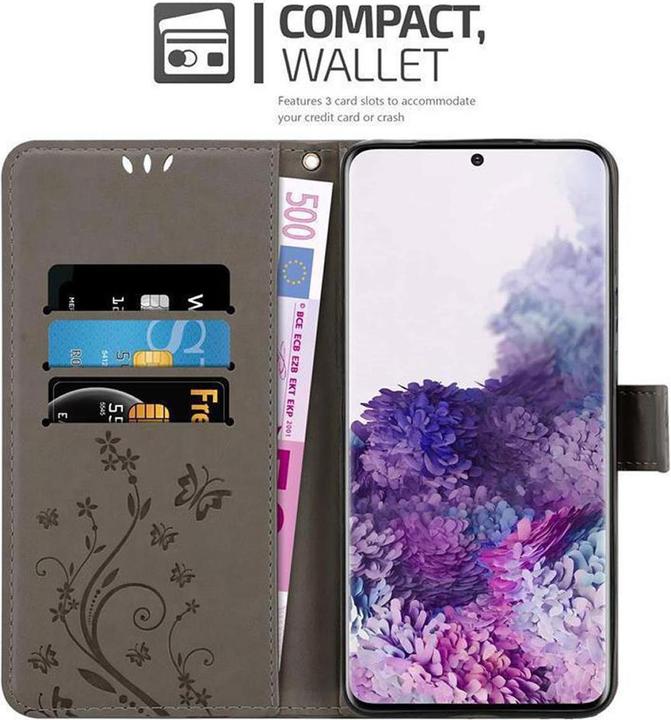 Actual product image Cadorabo Flower Book Cover (Samsung Galaxy S20)