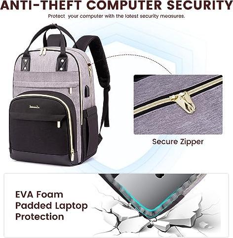 Immagine prodotto Only-Bags.Store Zaino Zaino per computer portatile da 15,6 pollici Zaino per la scuola Zaino per adolescenti (23 l)
