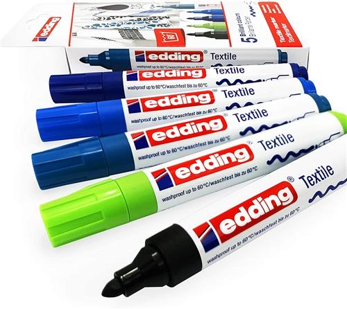 Immagine prodotto Edding Marcatore tessile per pittura (BU1208610003) (Ordinati, 2 mm, 5 x)