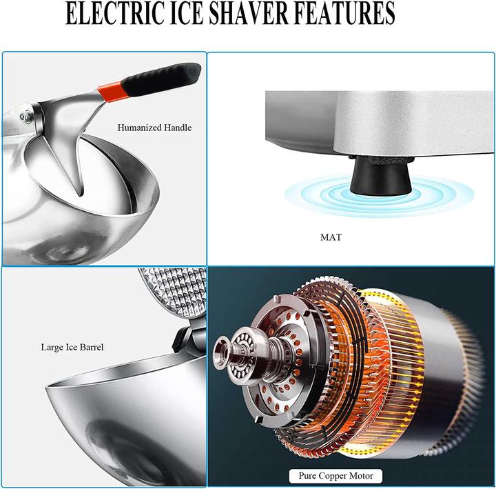 Image du produit Leonebebe Machine à glace pilée électrique
