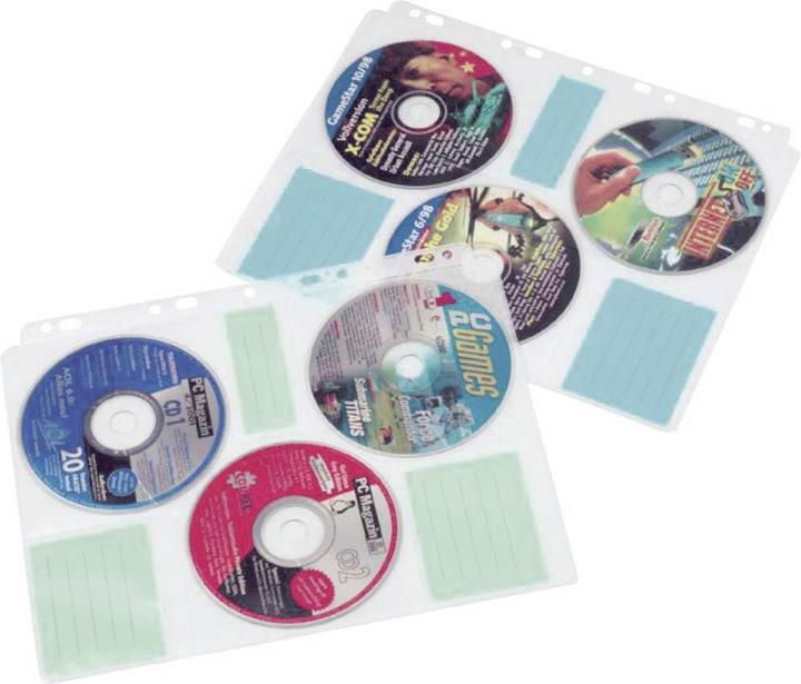 Immagine prodotto Hama 1x10 maniche di indice per CD-ROM