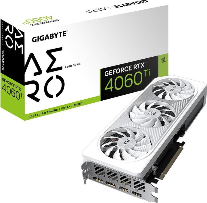 Produktbild Gigabyte GeForce RTX 4060 Ti AERO OC (8 GB)