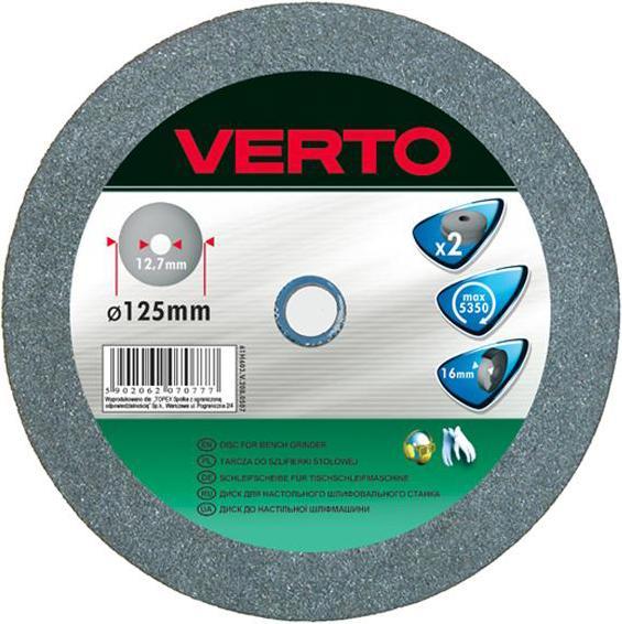 Immagine prodotto Verto disco per levigatrice da tavolo 125x12,7x16 mm (61H603)