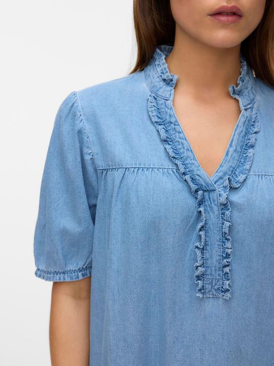 Actual product image Vero Moda VMROSA Kurzes Kleid Jeanskleid (L)