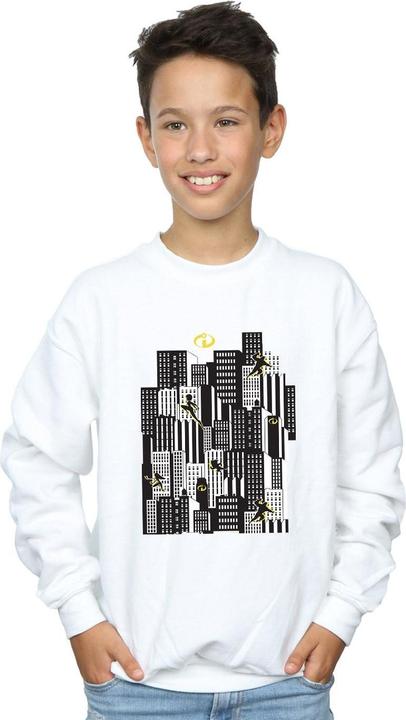Actual product image Disney Boys The Incredibles Skyline Sweatshirt (116)