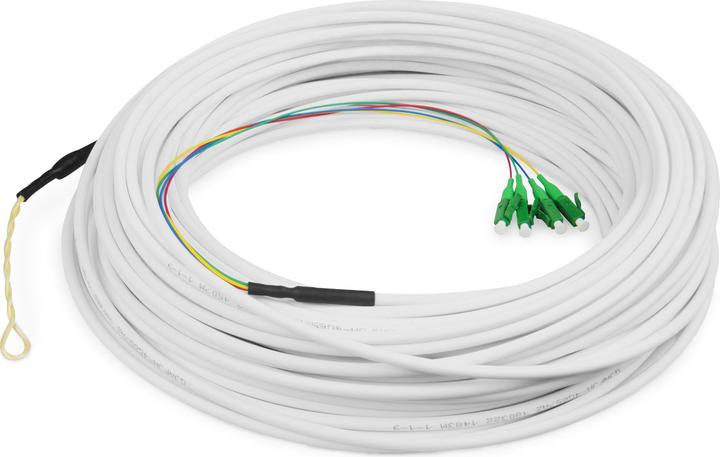 Image du produit Digitus Câble FTTH drop, monomode, 4 fils, LC/APC G.657.A2, 50m (U/UTP, CAT6, 50 m)