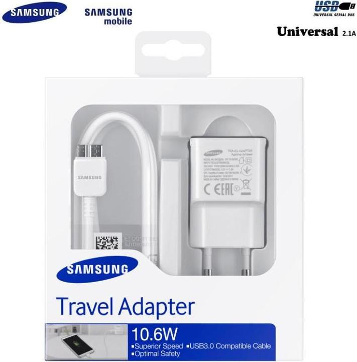 Produktbild Samsung EP-TA10EWE - Indoor - AC - 5.3 V - 2 A - 1.5 m - Baltas