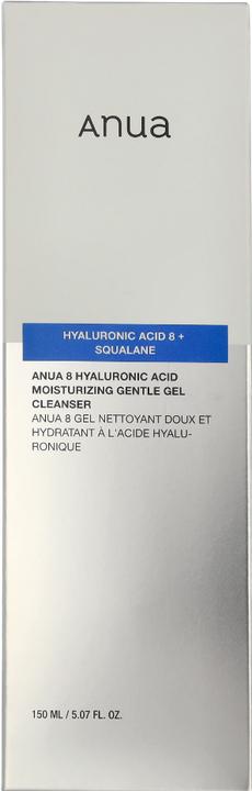 Actual product image Anua 8 Hyaluronic Acid Moisturizing Gentle Gel Cleanser (Gel, 150 ml)