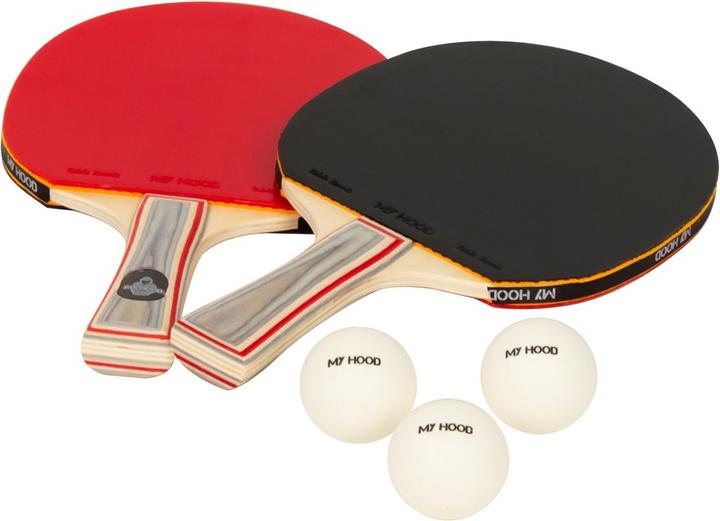 Euro Play My Hood - Tabletennis Set of 2 Bats & 3 Balls (901021)