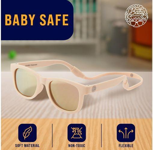 Produktbild Baby Sunnies Baby-Sonnenbrille mit Band Schwarz
