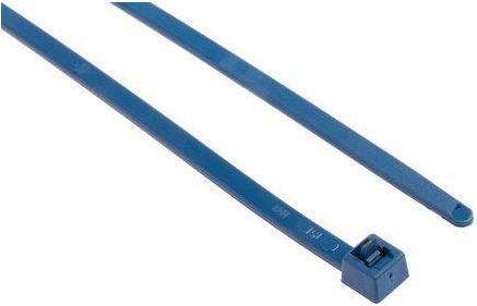 Actual product image HellermannTyton Cable tie 250x4,6mm blue (Plastic cable ties, 250 mm, 100 pcs.)