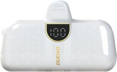 Produktbild Dudao Mini-Taschenförmige K20SC Powerbank USB-C 5000 mAh – weiss (5000 mAh)