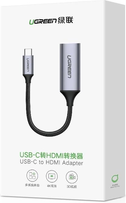 Image du produit Ugreen Adaptateur USB-C vers HDMI (USB-C, HDMI, 10 cm)
