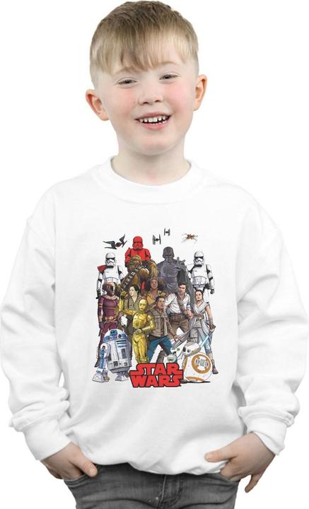 Image du produit Star Wars - Sweat THE RISE OF SKYWALKER CHARACTER COLLAGE - Garçon (140, 146)