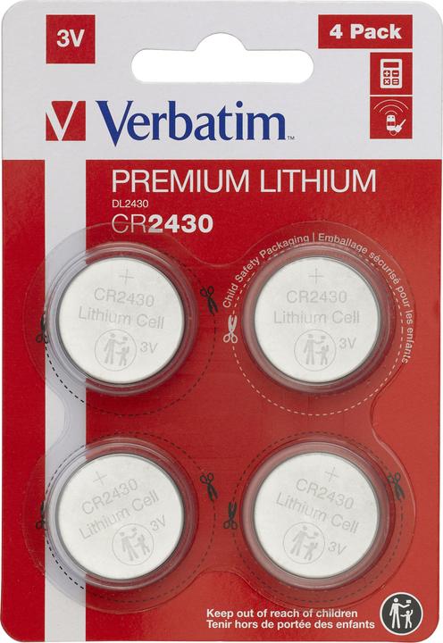 Produktbild Verbatim Premium Lithium (4 Stk., CR2430)