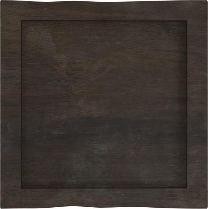 Image du produit VidaXL Tischplatte 60x50x4 cm Massivholz Eiche Behandelt (60 x 50 x 4 cm)