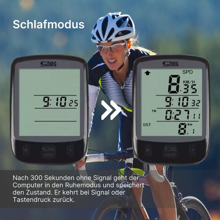 Immagine prodotto Hermex Sunding Velocomputer computer per bici tachimetro per bici computer per bici