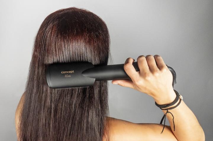 Immagine prodotto Concept VH6040 Apparecchiatura per lo styling dei capelli Spazzola ad aria calda a vapore Nero Bronzo 550 W