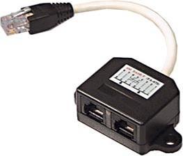 Actual product image Deltaco 679-U networking cable Black, White