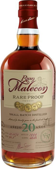 Actual product image Malecon Añejo 20 Años RARE PROOF 1999 in wooden box