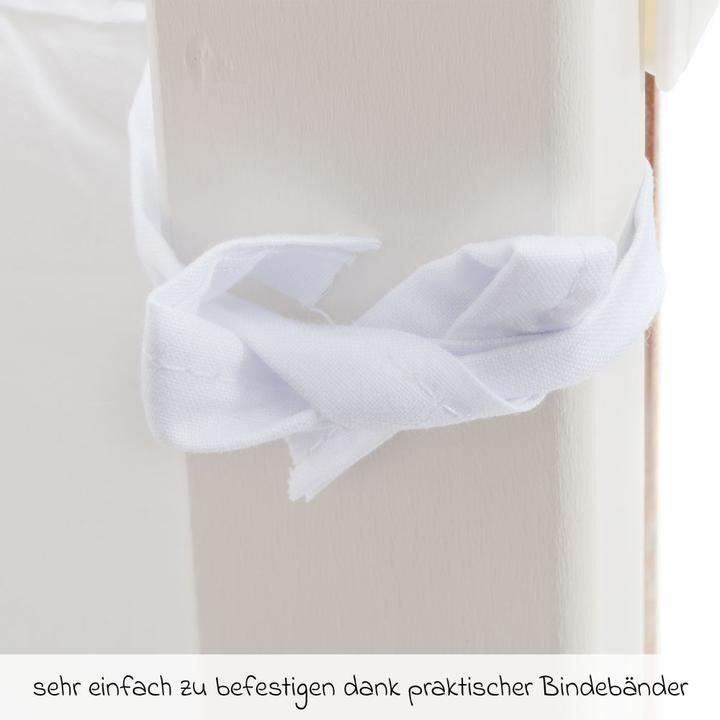 Image du produit Fillikid Nid d'ange & tour de lit Nid pour lit d'appoint Nino 175 cm - Blanc