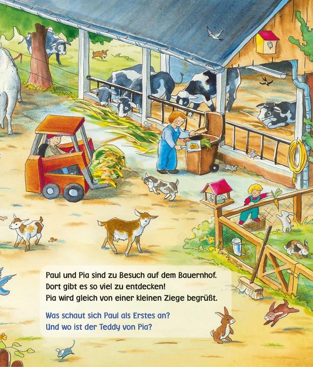 Actual product image Unkaputtbar: Mein erstes Wimmelbuch: Auf dem Bauernhof (German, Sibyl Schumann, 2021)