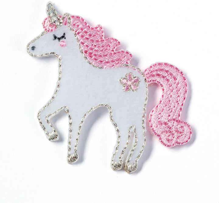 Produktbild Prym Applikation Einhorn, weiss/rose (1 x)