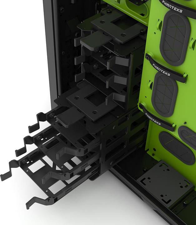 Actual product image Phanteks Enthoo Primo Special Edition, black/green (E-ATX, mATX, ATX)