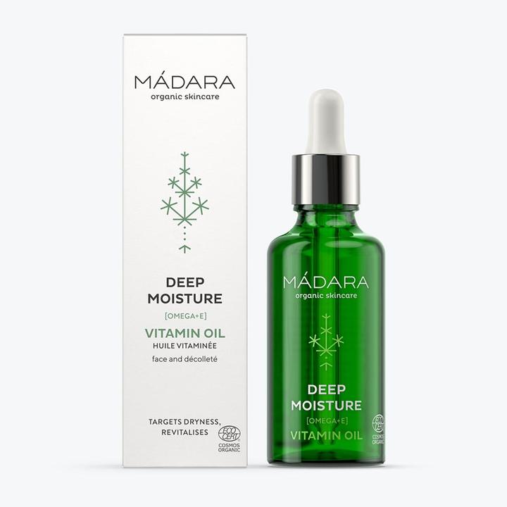 Actual product image Madara DEEP MOISTURE VITAMIN OIL - Revitalizes your skin with precious oils (50 ml, Face oil)