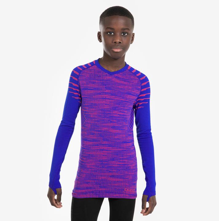 Produktbild Kipsta Kinder Fussball Funktionsshirt kurzarm - Keepdry schwarz (10, 11, 12)
